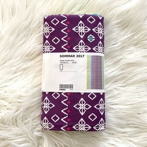 New IKEA Sommar 2017 Purple Like Green White Pink Teal Tablecloth 57x94